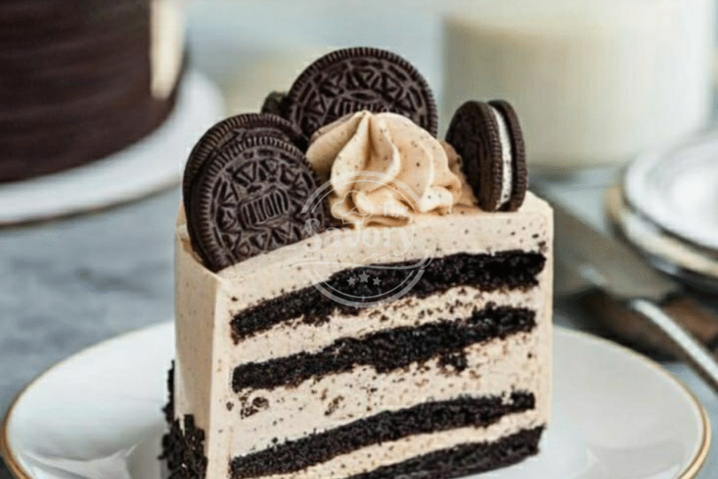 Oreo Ice Cream Cake: (No-Churn + 5-Ingredient Magic)